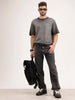 Anti Fit Light Faded Denim Jeans | Dark Grey