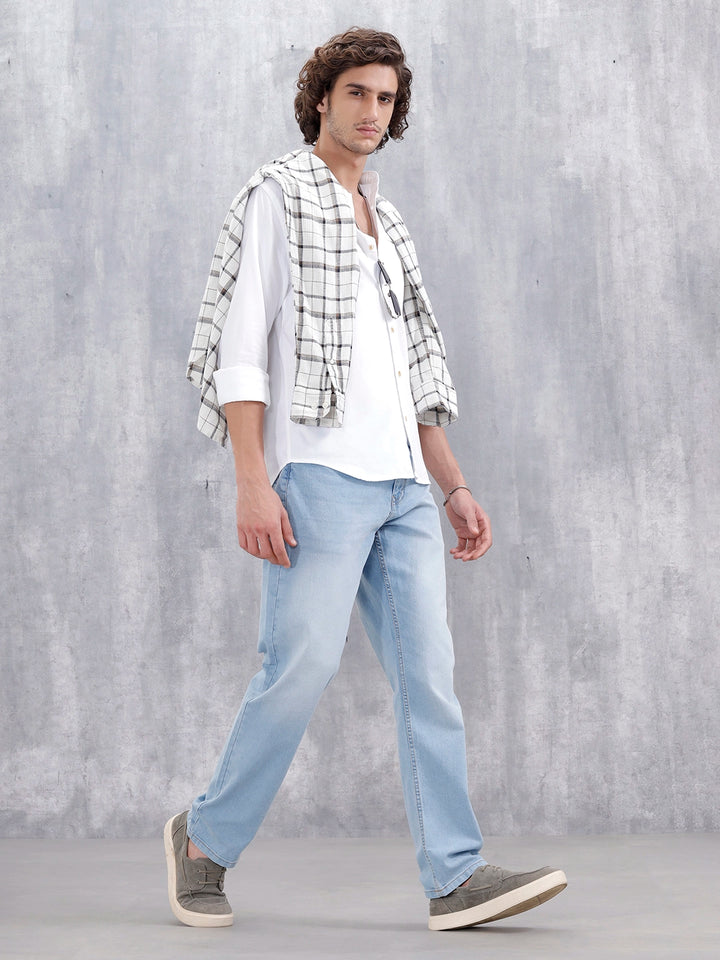 Men's Casual Anti Fit Jeans | Blue