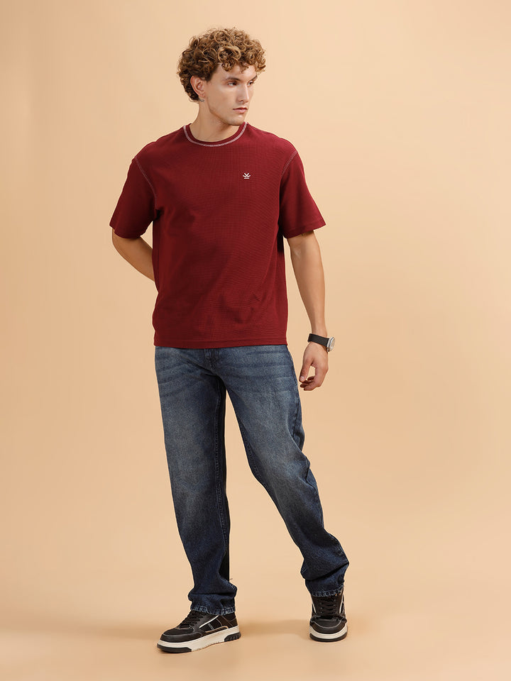 Heavy Fade Anti Fit Jeans | Blue