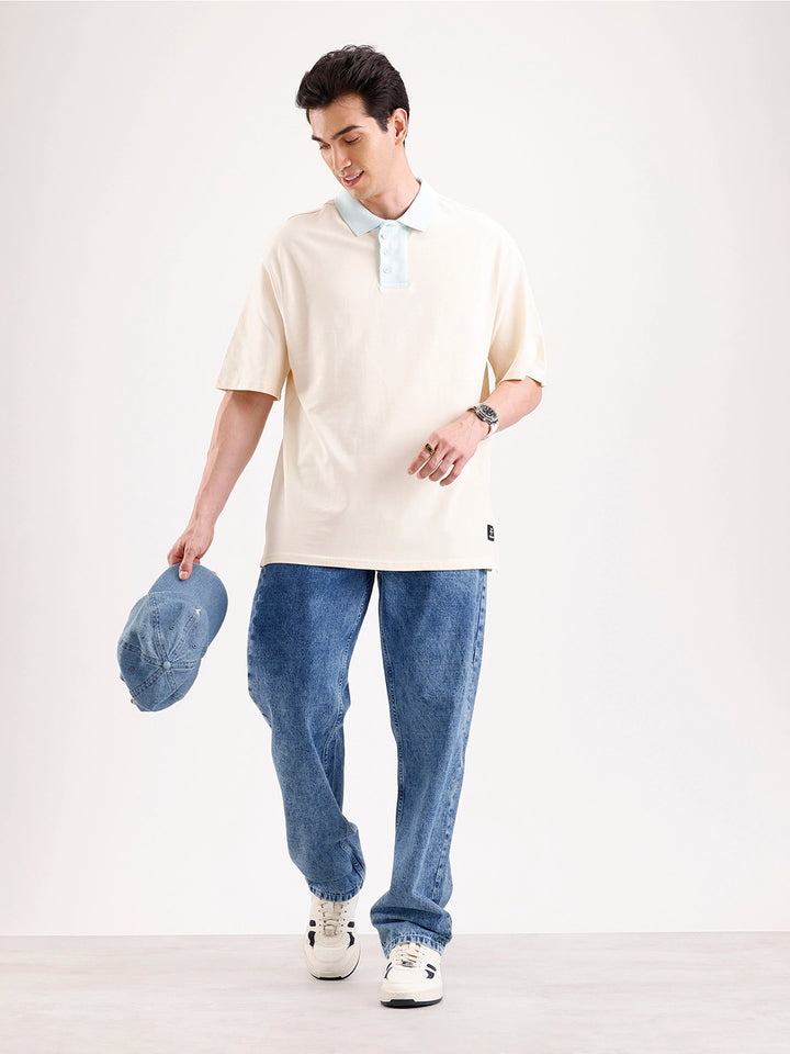 Washed Anti Fit Denim Jeans   |  Blue