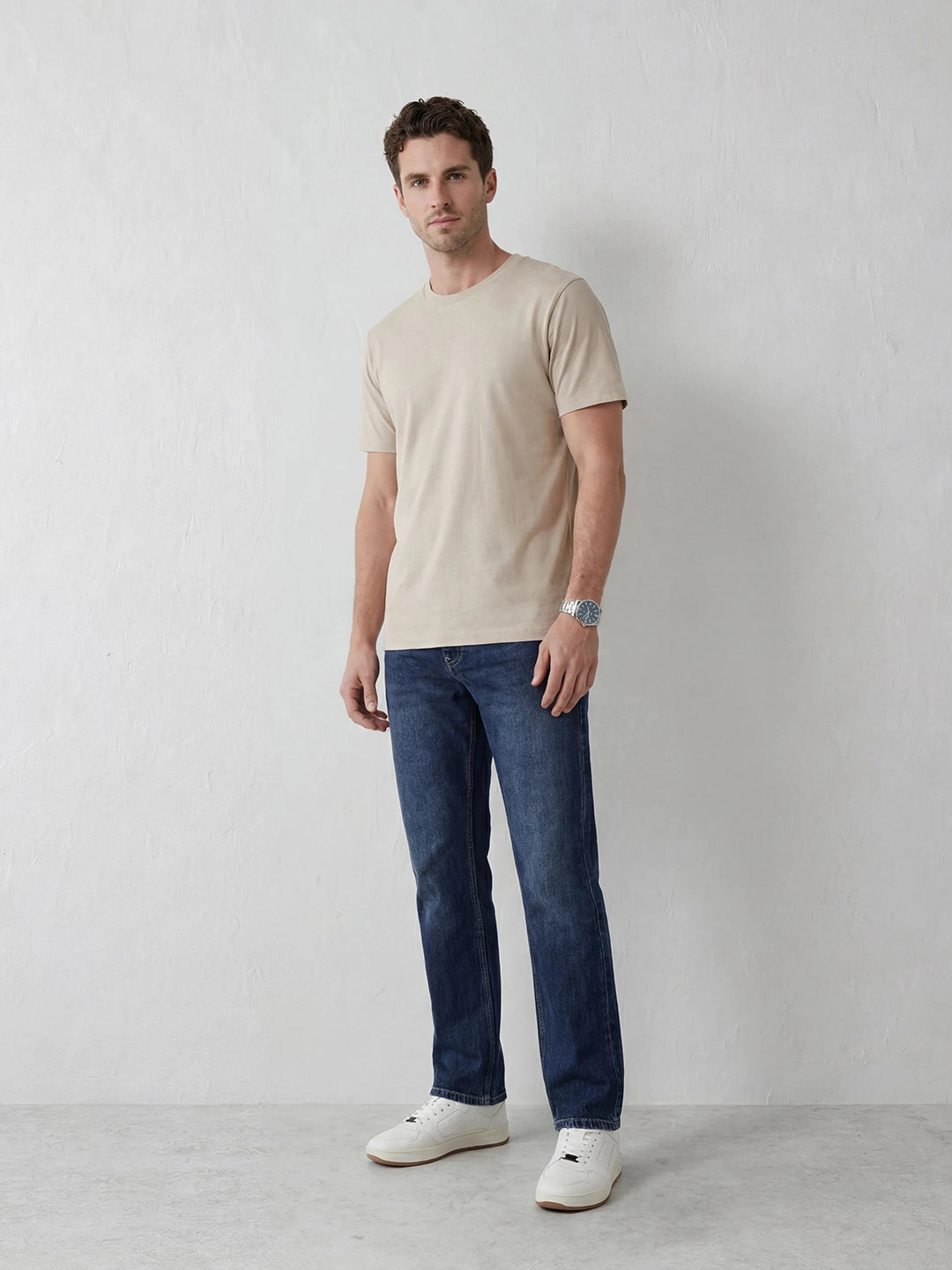 Anti Fit Light Faded Denim Jeans | Blue