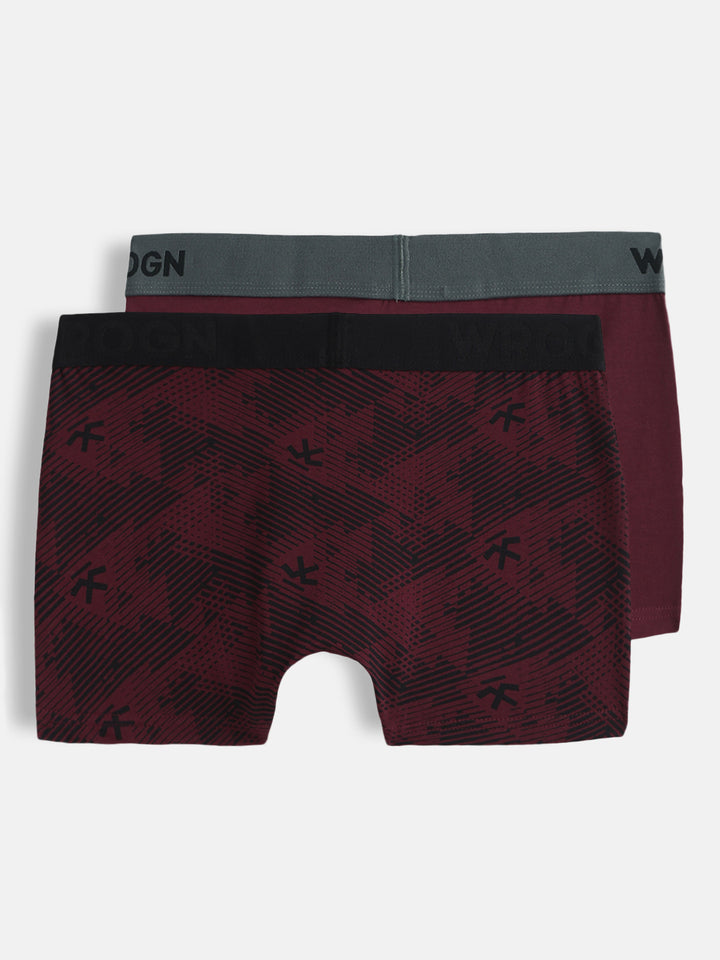 Daily Ease Solid & Print Pack of 2 Trunks