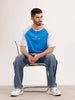 Raglan Collar Oversized T-Shirt | Blue