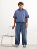 Faded Loose Fit Denim Jeans | Blue