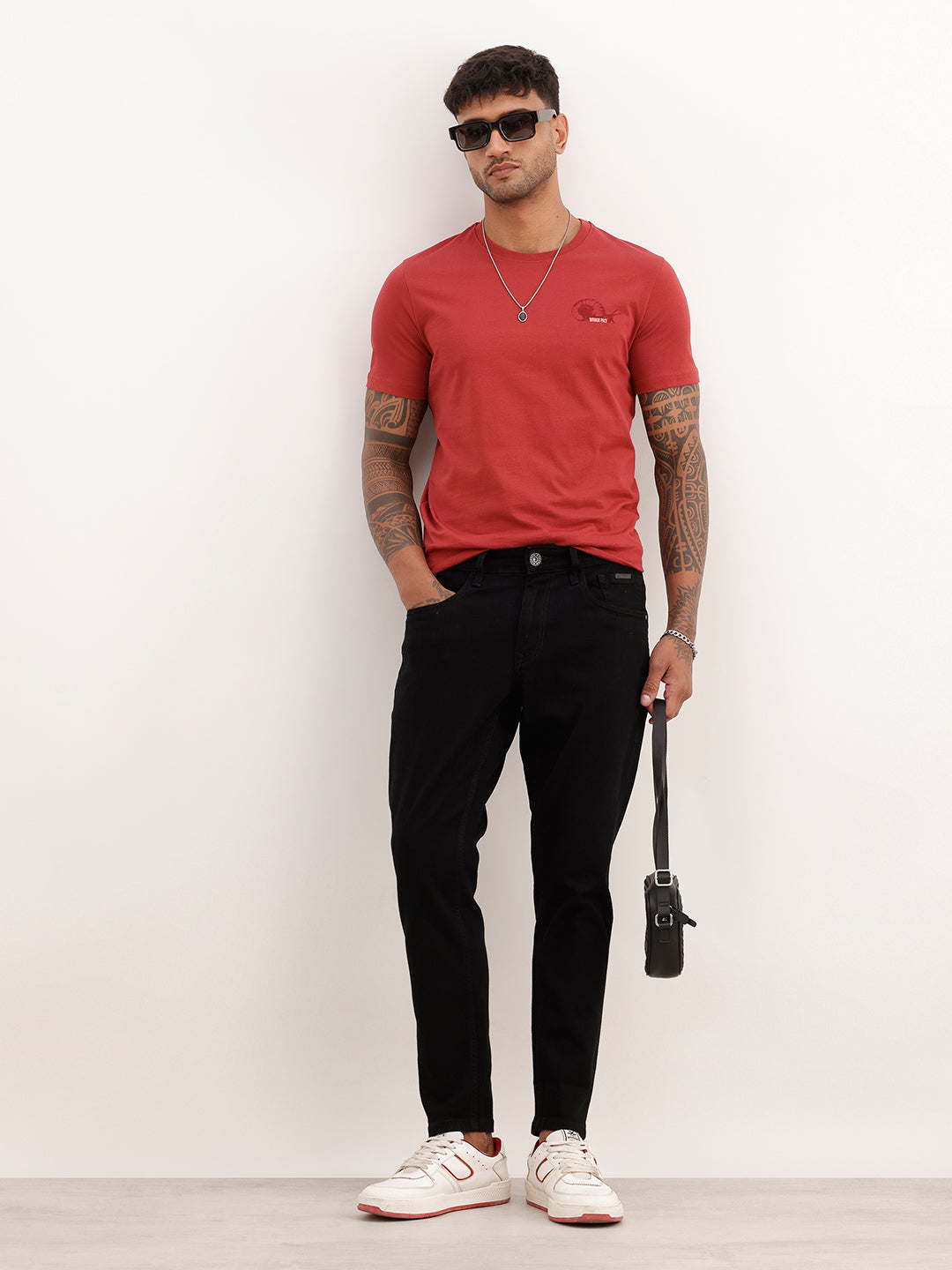 Solid Slim Crop Denim Jeans | Black | WJN0200SL2234S