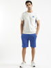 Solid Active Blue Shorts