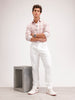 Solid Slim Fit Denim Jeans  | White