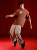 Men's Oversized Tee with Illustrated Patch Detail | Brown