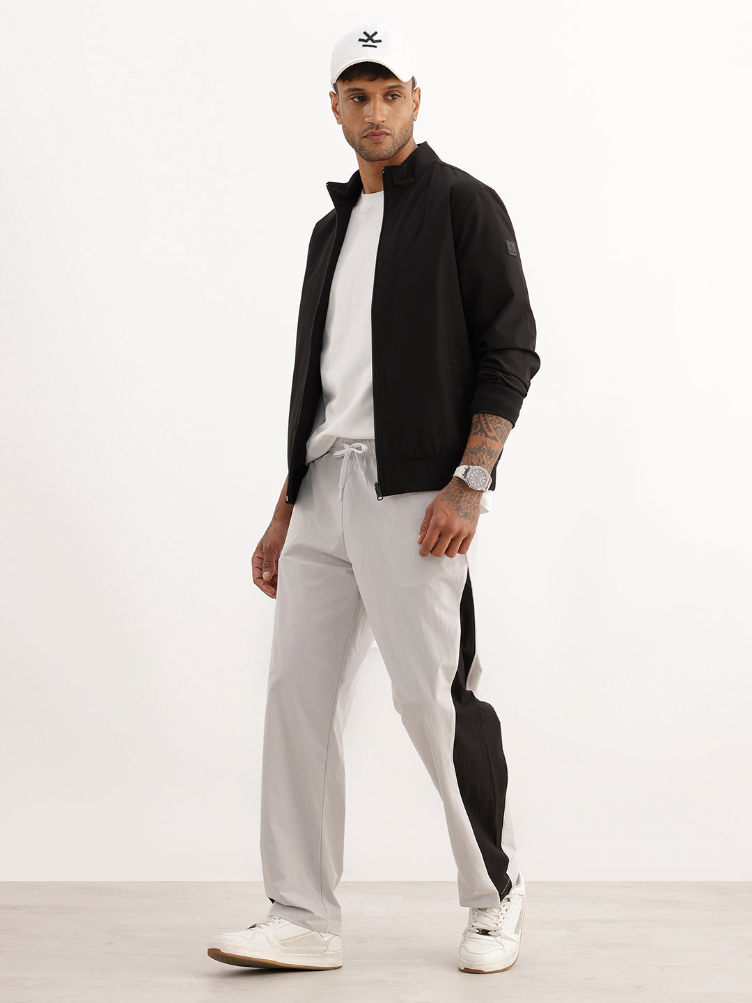 Classic Loose Fit Track Pants | Grey