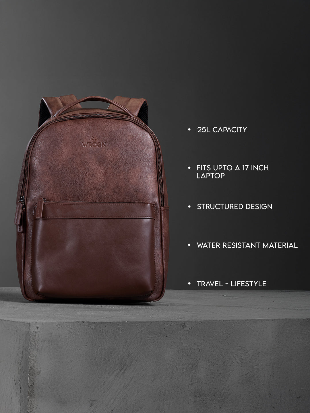 Everyday Classic Backpack | Brown (25L)