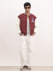 Relaxed Fit Bomber Jacket | Maroon