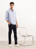 Solid Regular Fit Full Sleeve Shirt | Light Blue | WWSH9199F