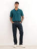Slim Fit Tipping Collar Polo T-Shirt | Teal