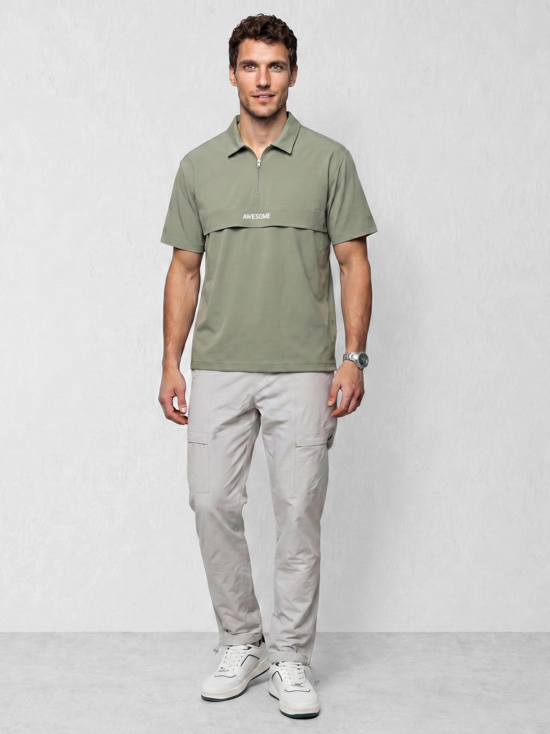 Classic Solid Carpenter Trouser | White