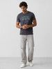 Slim Fit Placement Printed T-Shirt | Grey