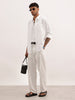 Classic Regular Fit Solid Shirt | White | WRSH0635M