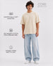 Core Basics Oversized Fit T-Shirt | Essential | Beige | WTS01HSSL1313W