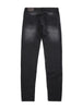 Tapered Charcoal Washed Jeans