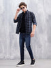 Men Casual Skinny Crop Jeans | Dark Stone