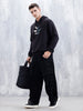 Wrogn Comfort Fit Graphic Hoodie Sweatshirt For Men | Black