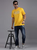 Stay Mad Printed Yellow T-Shirt