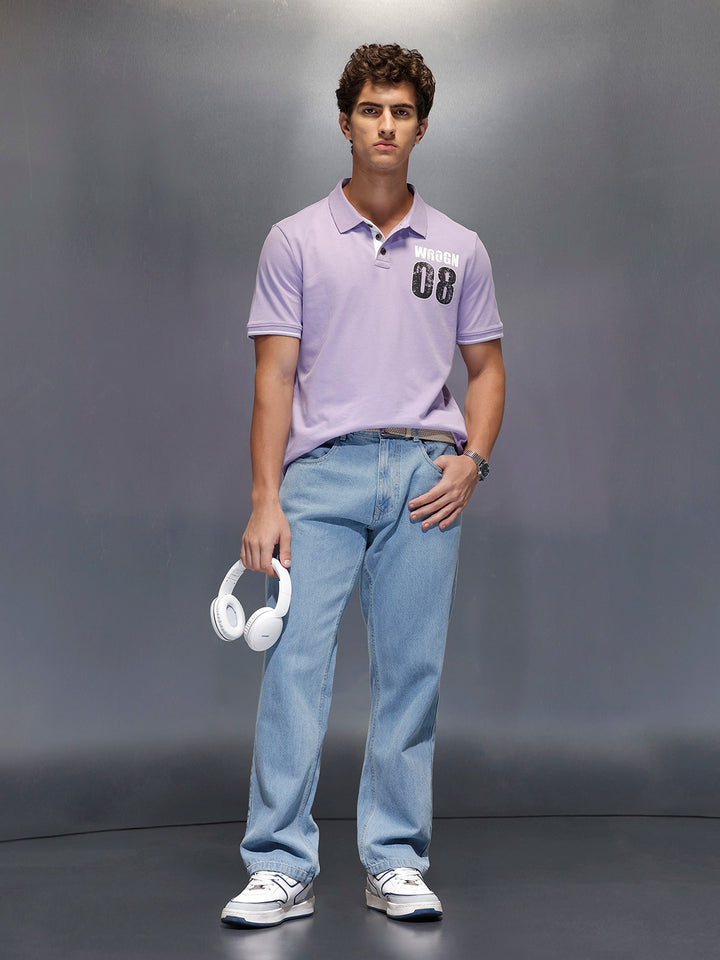 Men's Regular Fit polo tshirt |  Purple