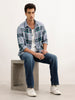 Comfort Fit Full Sleeve Checkered Shirt | Green