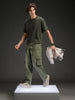 Wrogn Solid Oversized Tshirt | Green