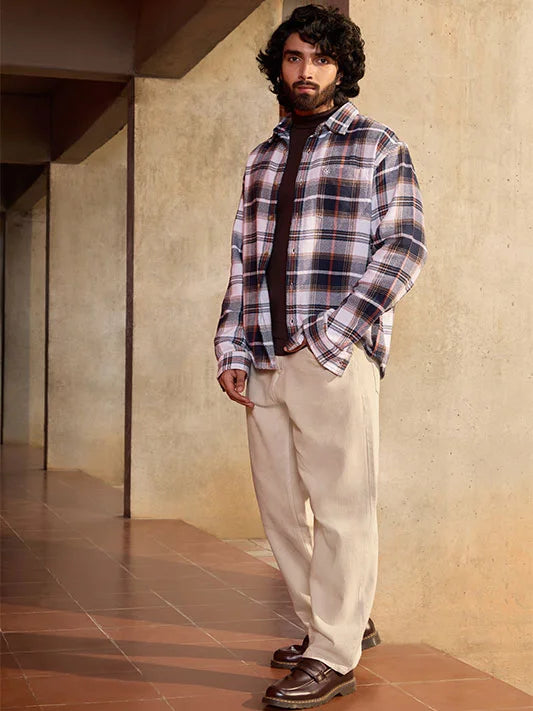 Solid Loose FIt Denim Jeans | Khaki