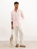 Regular Fit Striped Shirt | Pink | WMSH0559