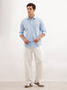 Solid Slim Fit Shirt  | Light Blue