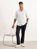 Classic Striped Full Sleeve Shirt | Off White