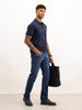 Slim Fit AOP Polo T-Shirt | Blue