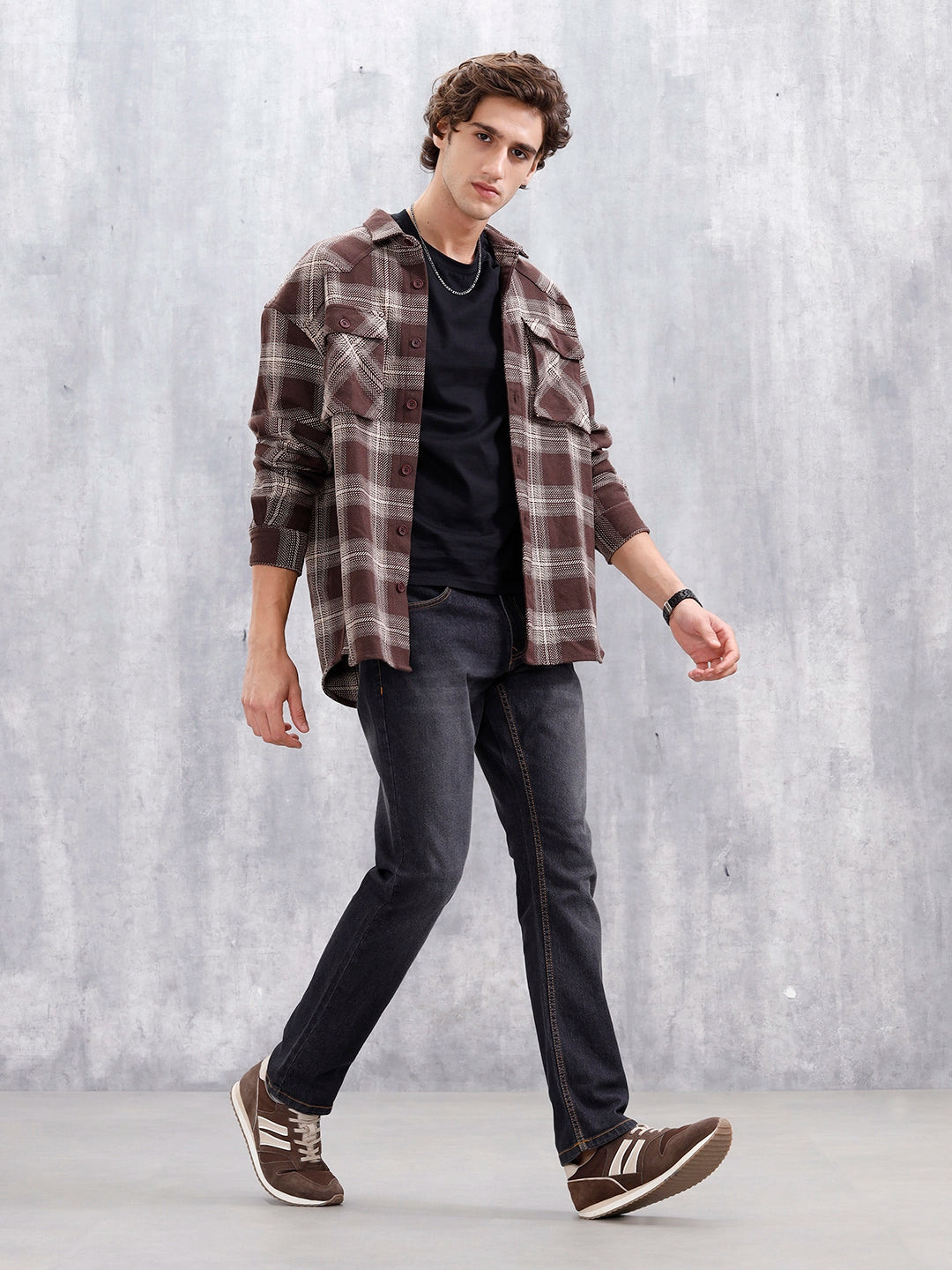Men's Casual Straight Fit Jeans | Black