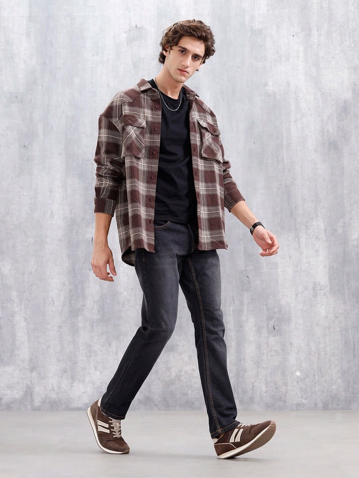 Men's Casual Straight Fit Jeans | Black