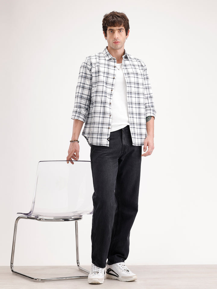 Anti Fit Light Faded Denim Jeans | Black