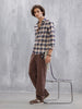 Checkered Full Sleeve Shirt  | Navy Blue
