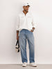 Washed Loose Fit Denim Jeans | Light Blue