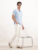 Solid Slim Fit Denim Jeans | White
