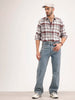 Slim Fit Checkered Full Sleeve Shirt | Red