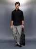 Men's Casual Slim Fit Shirt   |  Black