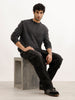 Classic Washed Comfort Fit Sweatshirt | Black