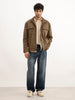 Solid Comfort Fit Double Pocket Jacket | Olive
