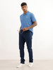 Solid Slim Fit Denim Jeans | Dark Blue