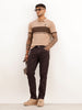 Regular Fit Placement Printed Polo T-Shirt | Brown