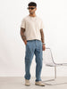 Classic Solid Denim Cargos | Light Blue