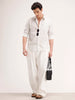 Slim Fit Striped Shirt | White