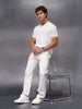 Men's Contrast Tipping Polo T-shirt  |  White