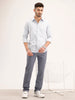 Solid Slim Fit Shirt | Light Blue