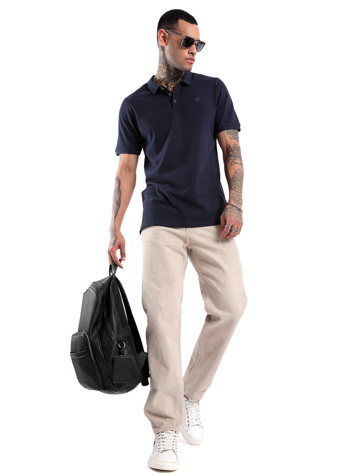 Navy Blue Timeless Polo T-Shirt